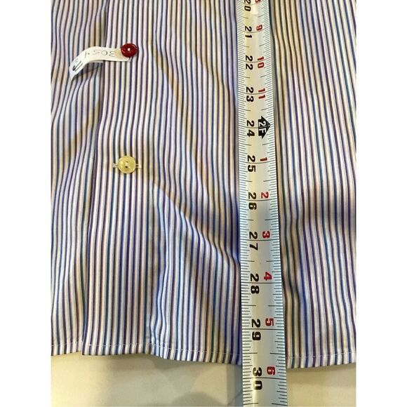 ETON Mens Contemporary Rainbow Button Down Shirt Sz 39 15.5 Long Sleeve - Picture 9 of 9